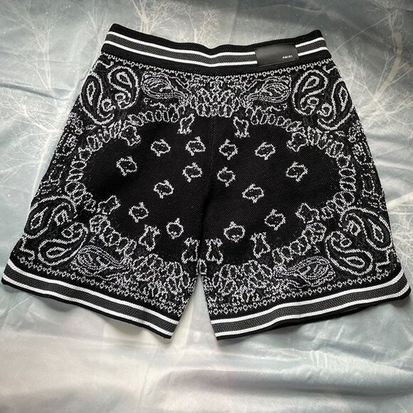 Amiri Black Knit Shorts - Picture 2 of 6